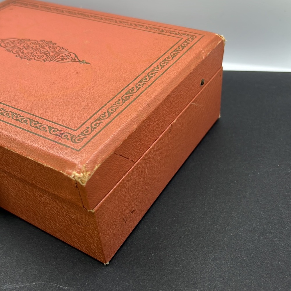 Vintage rose shade jewelry box - Picture 4 of 8